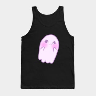 Cute Kawaii Ghost Purple Tank Top